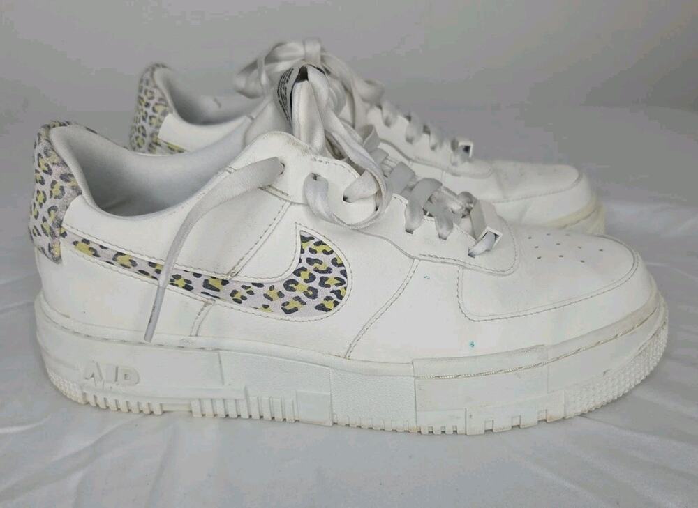 Size 9 - Nike Air Force 1 Pixel SE Leopard Womens